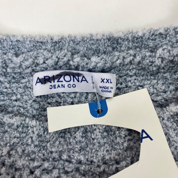 Arizona Jean Co Womens Heathered Gray Sweater Long Sleeve Crew Neck Size XXL - Picture 3 of 4